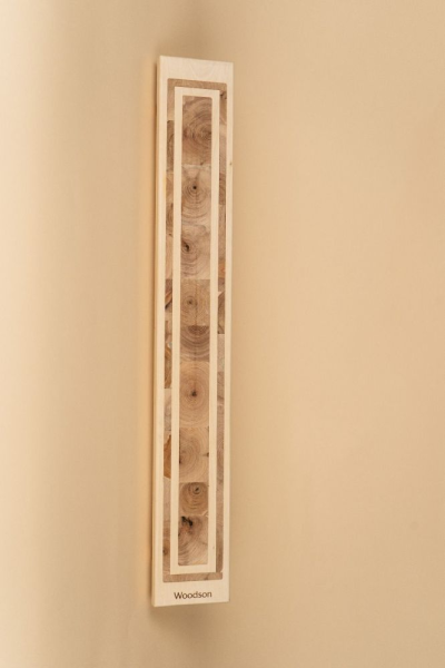 Светильник Woodson Фиджи линия, угловой со светодиодной лентой, Липа (24V)