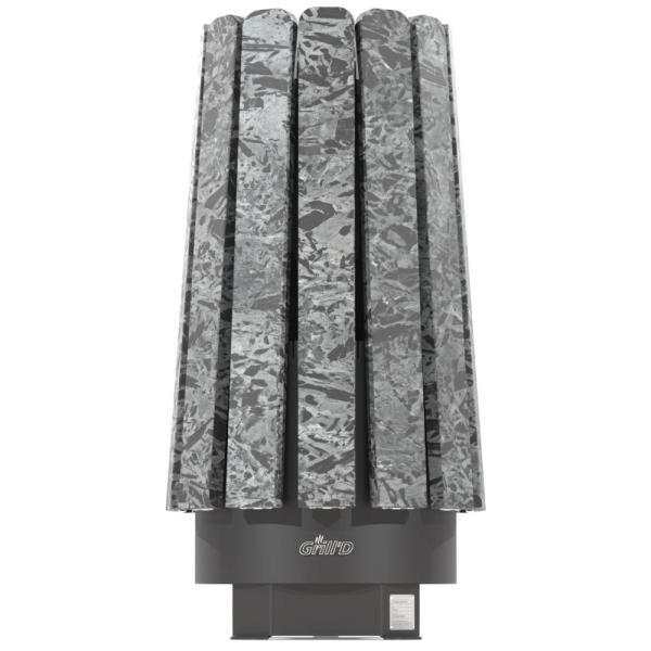 Фото Дровяная банная печь Grill'D Cometa Vega 240 Long Pro Stone (Серпентинит) в магазине Woodson