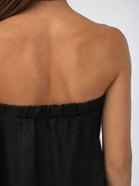 Килт женский Woodson, чёрный лён (48)