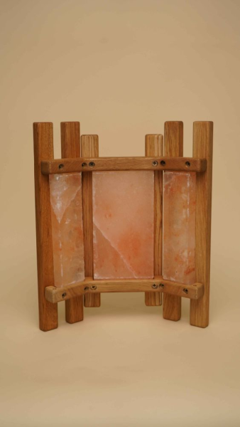 Абажур Woodson Trio с гималайской солью, дуб