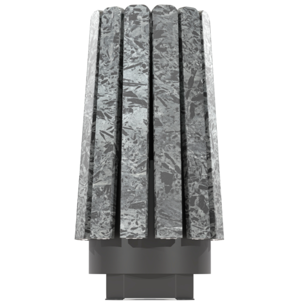 Фото Дровяная банная печь Grill'D Cometa Vega 240 Short Max Stone (Серпентинит) в магазине Woodson