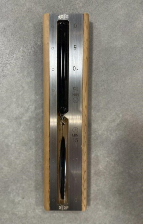 SG-2 SILVER Песочные часы 15мин черный песок
