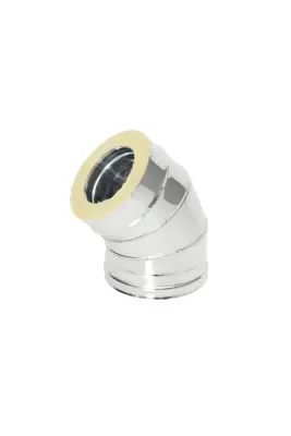 Фото Отвод Термо 45* ОТ-Р 304-0.8/304 D250/350 (2S) с хомутом 