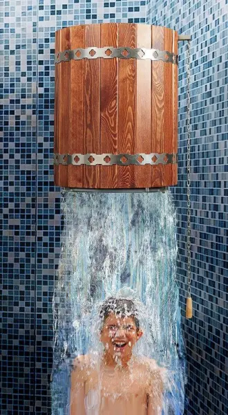 Обливное устройство «Ливень» ® (36 л) ПРО Светлое дерево