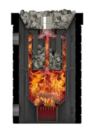 Фото Дровяная банная печь Grill'D Retro 240 Short Max в магазине Woodson