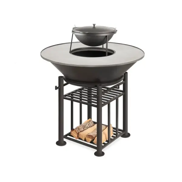 Fantastic Grill Везувий Ø 1000  (чаша+подставка+плита+решетка чугунная"СТЕЙК" Ø 450мм+крышка) Fantastic Grill Везувий Ø 1000  (чаша+подставка+плита+решетка чугунная"СТЕЙК" Ø 450мм+крышка)