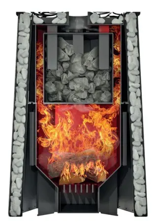 Фото Печь для бани Violet Long Window Max Grill`D  в магазине Woodson