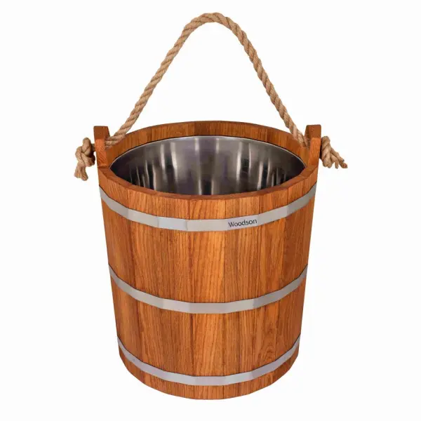 Запарник Woodson с нержавеющей вставкой, 20 л., дуб Запарник Woodson с нержавеющей вставкой, 20 л., дуб