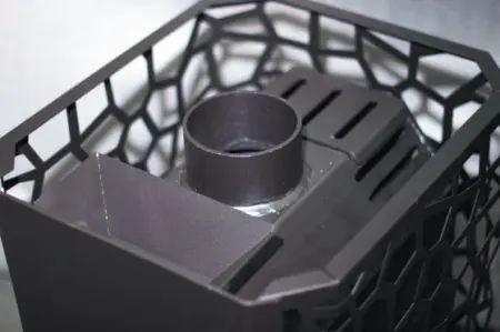 Фото Печь для бани РАДА 6, закрытая каменка, 18 L (СЕТКА), без дверцы в магазине Woodson