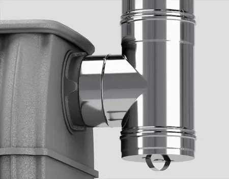 Фото Печь- камин отопительно-варочная "Бахта" (цв. черный) в магазине Woodson