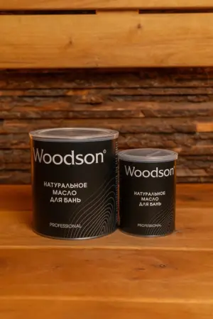Масло для защиты древесины Woodson (баня), 0,8л