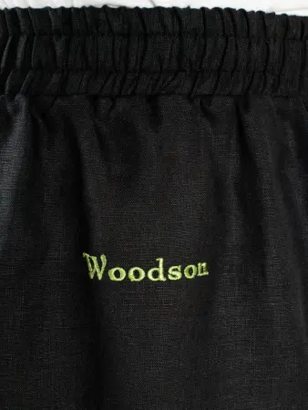 Шорты банщика Woodson, чёрный лён (46-48)