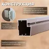 Дверь Хамам Престиж 60G прозрачная 1900*700, L