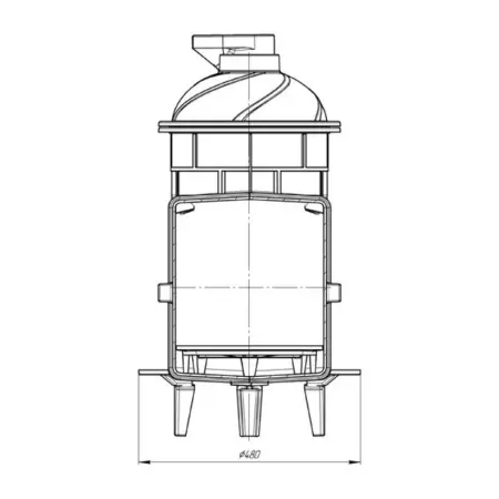 Фото Печь банная "Атмосфера L" сетка нержавейка в магазине Woodson