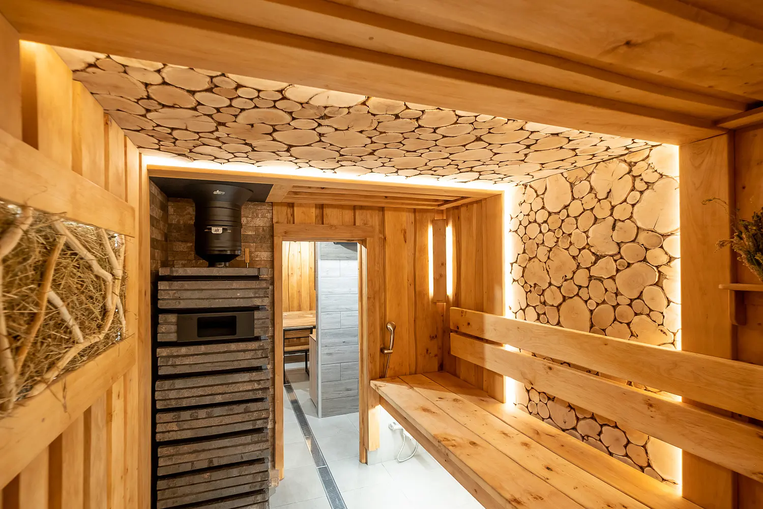 Баня Woodson на металлическом каркасе