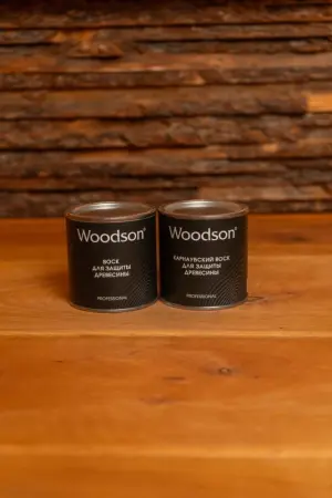 Воск для защиты древесины Woodson, 0,25л