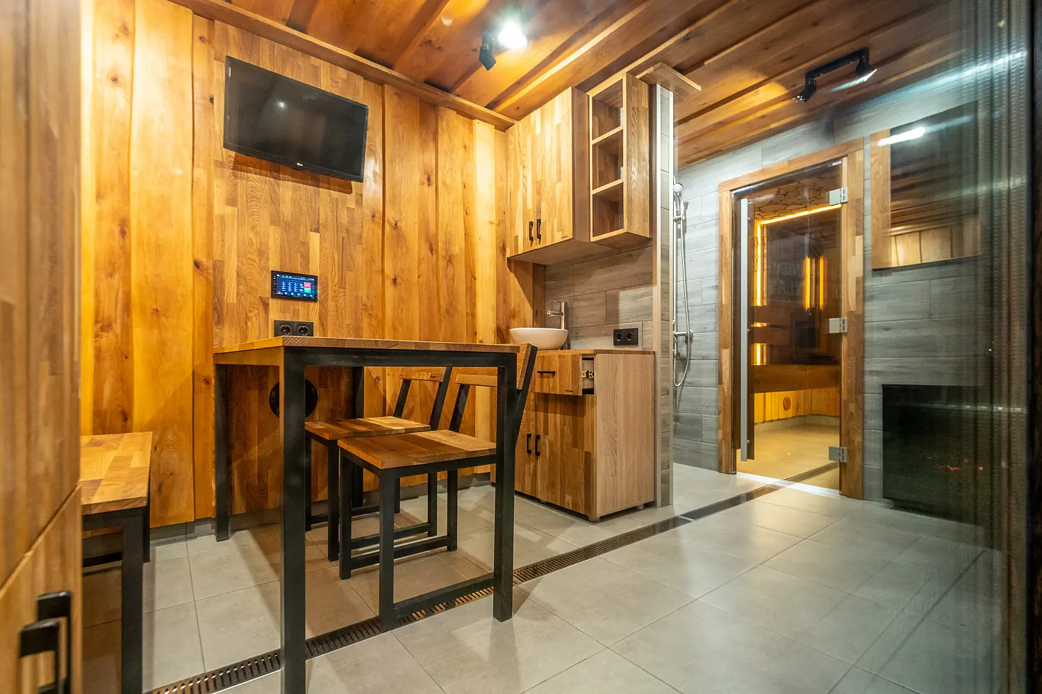 Баня Woodson на металлическом каркасе